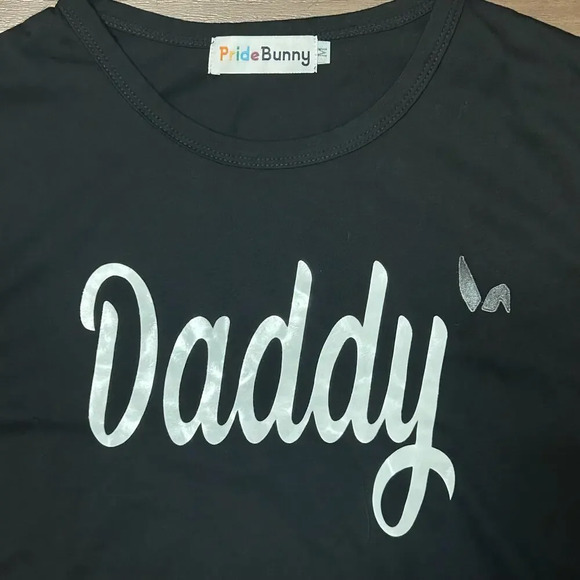 Pride Bunny Daddy Fitted Short Sleeve Tee - Picture 3 of 6
